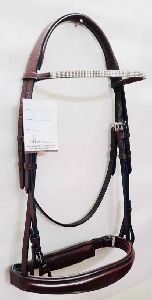 Leather Red Stone Bridle
