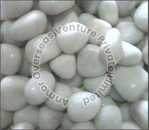 Polished White Pebble Stone