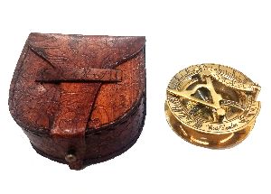 antique compass brass antique round sundial vintage dial