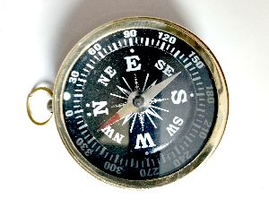 Antique Compass Brass Antique Vintage Dial Nautical 2&amp;quot; Inch