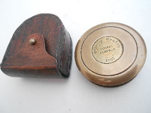 2 inch antique copper vintage dial nautical compass