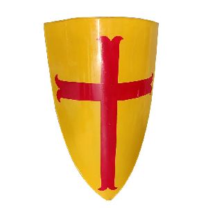 armor heater knight templar red cross shield