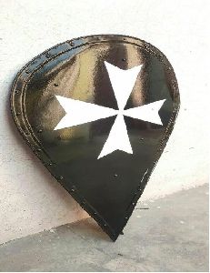 Armor Heater Shield Knight Templar Shield 28 &amp;quot; 18Gauge