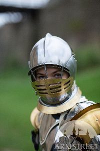 Morning Star Burgonet Helmet LARP SCA Medieval Reenactment Costume Armor