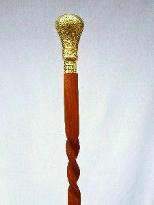 Brass telescope walking stick & cane by erakart