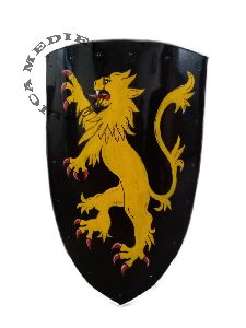 roman knight templar crusader 18 gauge medieval lion shield