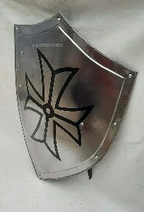 x-mas knight medieval heater shield