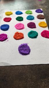 Colour rangoli powders