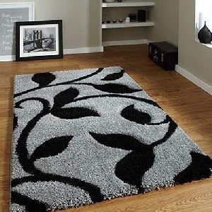 Rectangular Smooth Cotton Shaggy Rugs, For Home, Office, Hotel, Pattern : Printed