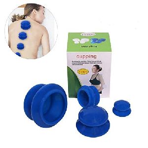 4 pieces of silicone cupping therapy set