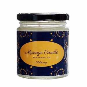 Natural Wax Body Massage Candles