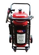 High Pressure Watermist & Caf Type Fire Fighting Trolley  Mounted System with 6lx300 Bar Steel Cylinder