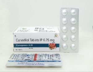 Carvedilol 6.5mg tablets