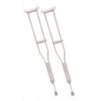 Polished Walking Crutches, For Clinical Use, Pattern : Plain, Shaped