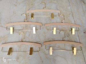 Wooden Hangers with Clips