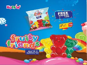 Hoppin Fruity Friends Jelly with Surprise Toy