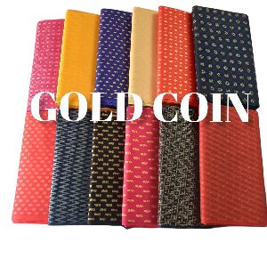Gold Coin Cotton Fabric