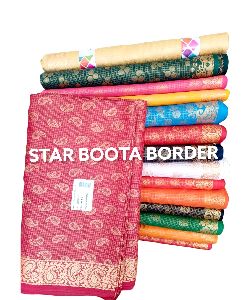 Star Boota Border Jacquard Fabric