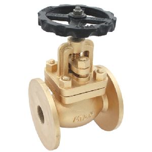 Bronze Auxiliary Steam Stop Valve, Flanged Ends (Table-F)