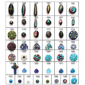 AE-01 Millefiori Murano Mosaic Beads