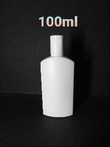 100ml flat hdpe bottle