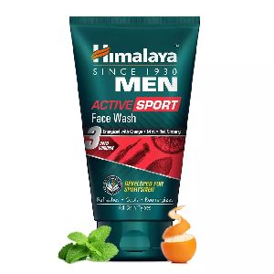 organics himalaya men active sport face wash