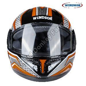 Windsor ISI Approved Full Face Graphic Helmet With PC Visor