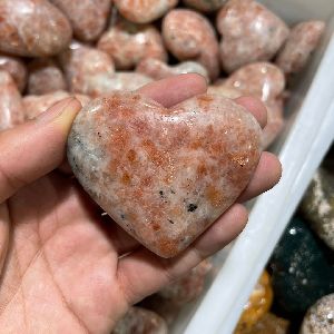 heart shape sunstone