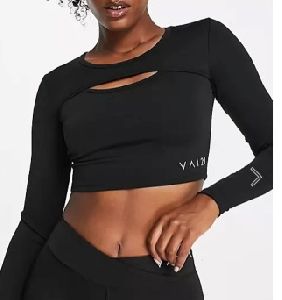 Cut-Out Crop Top