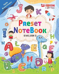 Preset Notebook English B Writing Book for Kids