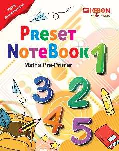 Preset Notebook Maths Pre-Primer Writing Book for Kids