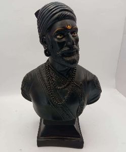 Poly Fiber Chhatrapati Shivaji Maharaj Bust Sculpture