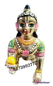 No. 10 Brass Laddu Gopal Statue