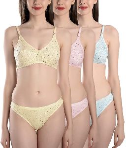 Lace Abstract Nylon bra panty, Size : Medium, Variety : Bridal at Rs 140 /  Set in Mumbai