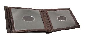 PVC Wallet ID Window Leather Wallets