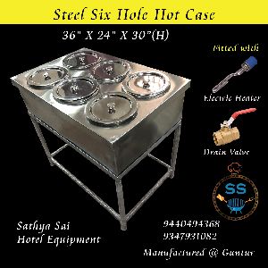Stainless Steel Six Hole Hot Case
