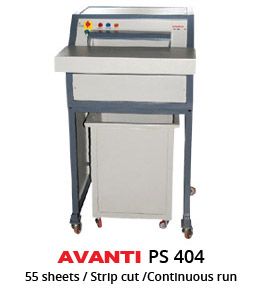 Avanti Industrial paper shredding machines