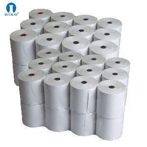 Rudkav Billing Machine Thermal Paper Roll with 55 GSM (79 mm x 40 Meter) Pack of 5