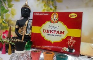 Royal Deepam brown Cup sambrani
