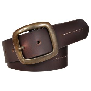 Men Brown Oil Pullup Leather Belt