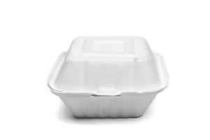 1000 ml Bagasse Burger Box