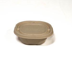 750 ml Bagasse Anti Leak Container with Lid