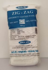 Zig–Zag Absorbent Cotton Wool