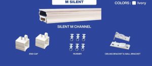M Silent Curtain Track System