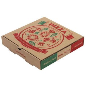 Printed Corrugated Pizza Box, Feature : Recyclable, Light Weight, Impeccable Finish, Heat Resistant