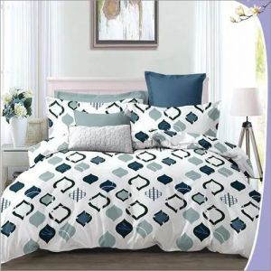 Multi Color PolyCotton Jumbo Size Double Bed Sheet