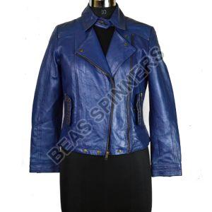 Ladies Fancy Leather Jacket