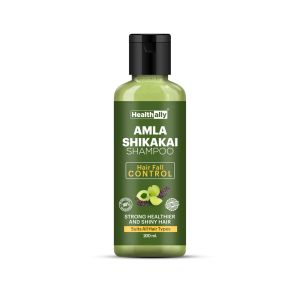 Healthally Amla Shikakai Shampoo for Hair Growth and Dandruff