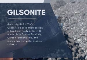 Natural asphalt or gilsonite