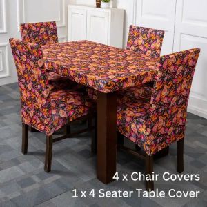 DivineTrendz Exclusive -Paisley Pattern Elastic Chair &amp;amp; Table Cover